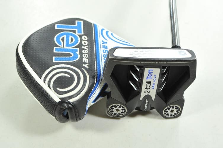 Odyssey Ten 2-Ball Arm Lock 40" Putter RH Steel with Head Cover  # 201270