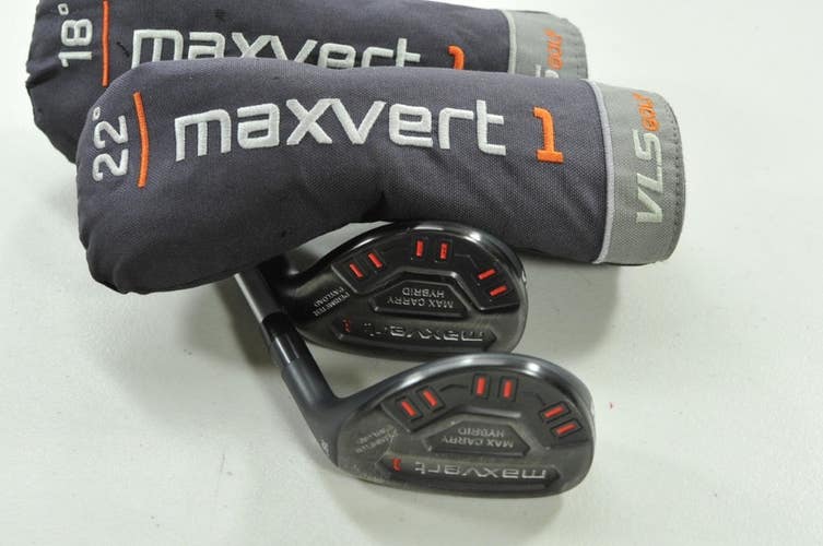 VLS Golf Maxvert 1 18* and 22* Hybrid Set Senior Flex Right 50gGraphite # 201281