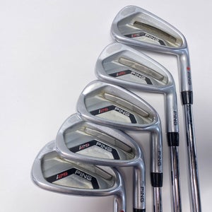 Ping i25 Iron Set 6-PW Red Dot 1* Flat CFS Stiff Steel Mens RH