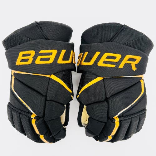 Colorado College Bauer Vapor Hyperlite Hockey Gloves-15”