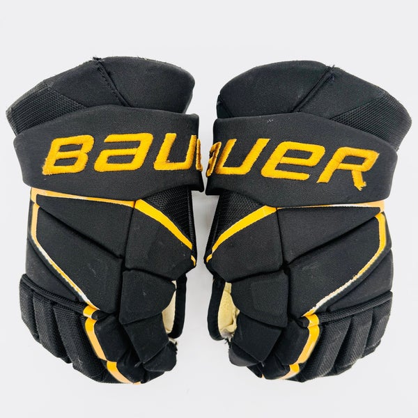 Colorado College Bauer Vapor Hyperlite Hockey Gloves-15”