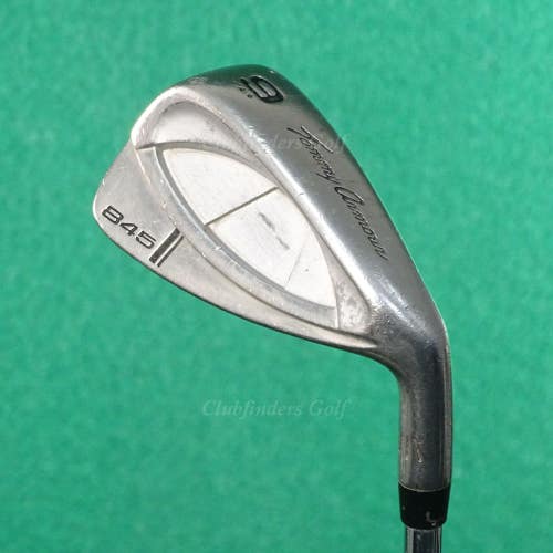 Tommy Armour 845 Stripe Single 9 Iron Factory Tour Step Platinum Steel Stiff