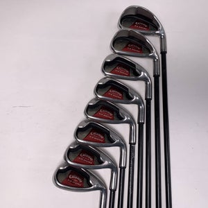 Callaway Big Bertha 2008 Iron Set 4-PW+GW 65g Senior Graphite Mens RH