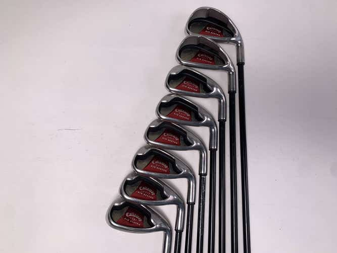 Callaway Big Bertha 2008 Iron Set 4-PW+GW 65g Senior Graphite Mens RH
