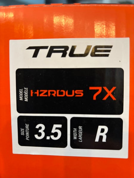 2024 True HZRDUS 7X Hockey Skates Regular Width Size 3.5 (Used)