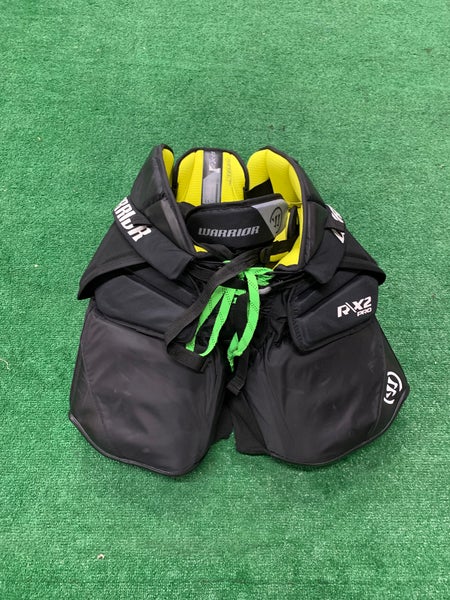Black Senior Medium Warrior Ritual X2 Pro Hockey Goalie Pants (Used)