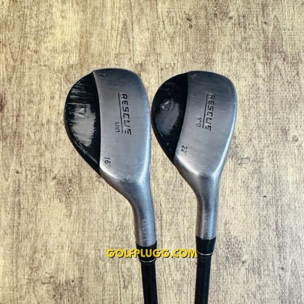 2 & 4 Hybrid Set- Taylormade Rescue, Stiff Flex (2280)