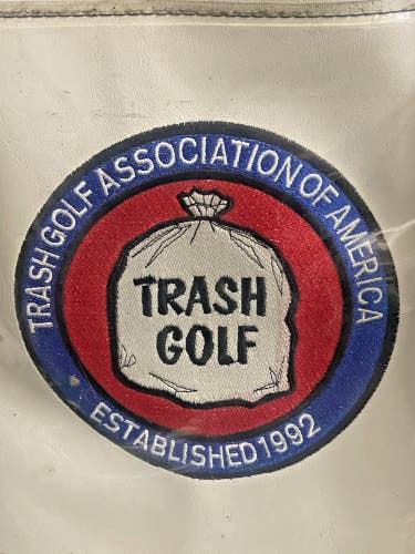 Trash Golf Association Ron Miller Golf Bag 1992 Made In USA Watkins Motor Lines