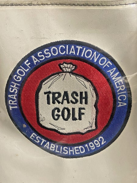 Trash Golf Association Ron Miller Golf Bag 1992 Made In USA Watkins Motor Lines