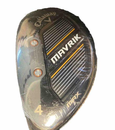 Callaway Mavrik Max 4 Hybrid 21* Left-Handed Head Only Sealed In Wrapper LH Mint