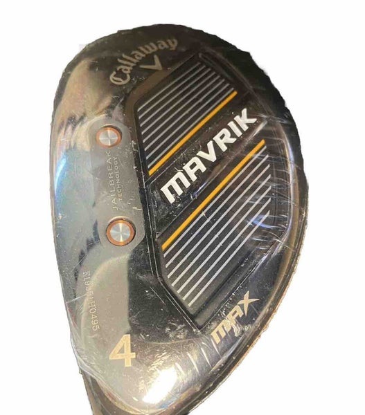 Callaway Mavrik Max 4 Hybrid 21* Left-Handed Head Only Sealed In Wrapper LH Mint