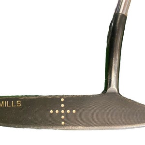 Spalding T.P. Mills Classic Milled Registered 3273 Putter Steel 34" W/Label RH