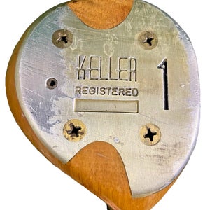 Keller Registered Wood Set Persimmon Driver Plus 3w,4w RH Men's Stiff Steel HC's