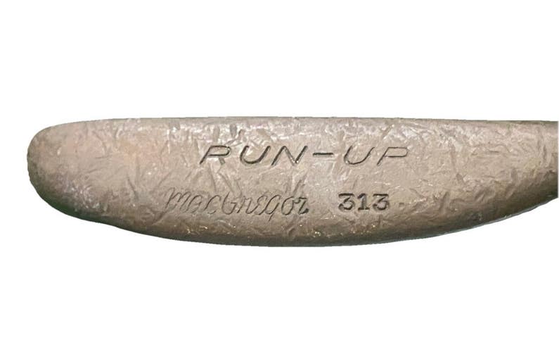 MacGregor Runup 313 Grooveless Brass Chipper 35" Steel RH Vintage Contour Grip