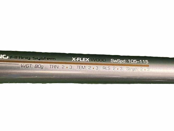 Wishon Golf X-Flex Tour Flight 45" S2S Gold Graphite Wood Shaft 105-115 MPH .335