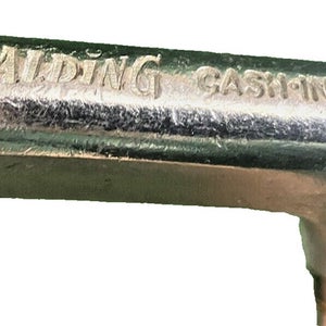 Spalding Cash-In Blade Putter 9-Step Steel 35" RH Good Vintage Leather Wrap Grip