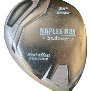 Naples Bay Budrow Offset PVD Tour 14 Wood 35*  RH Regular Graphite 39" New Grip