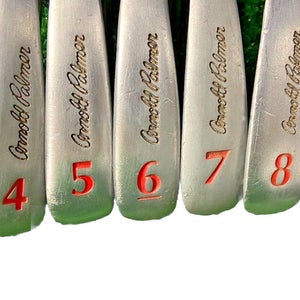 Arnold Palmer Golf Tour Stainless Alloy 3-9 Iron Set RH Stiff Steel 5i 37.5"
