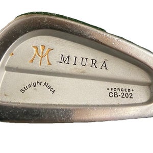 Miura Forged CB-202 Straight Neck 7 Iron +1/2" Regular Steel 37.25" RH Nice Grip