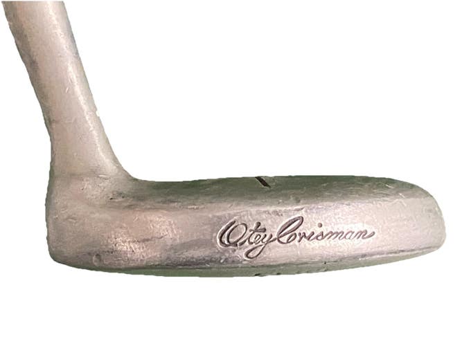 Otey Crisman 18 HB Hickory Shaft Putter 35" RH Handcrafted Leather Grip