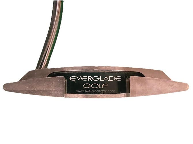 Everglade Golf Blade Putter Steel 32.5" RH Nice Jumbo Crown Grip Great Condition