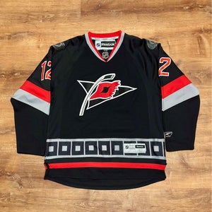 Reebok Premier Eric Staal Carolina Hurricanes Tropical Storm Flag Jersey (L)