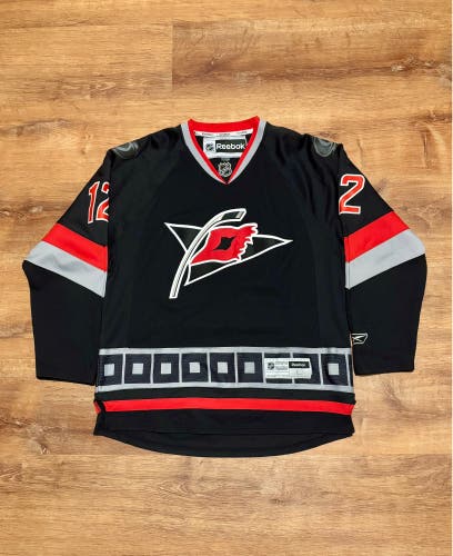 Reebok Premier Eric Staal Carolina Hurricanes Tropical Storm Flag Jersey (L)