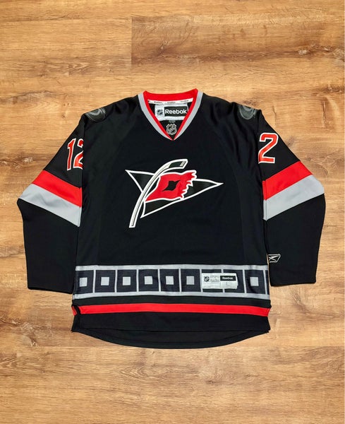 Reebok Premier Eric Staal Carolina Hurricanes Tropical Storm Flag Jersey (L)