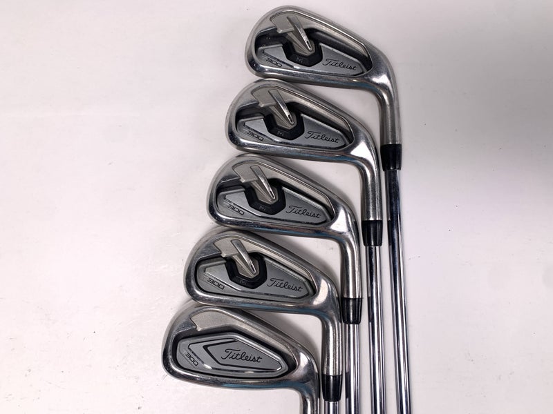 Titleist T300 Iron Set 4-8 True Temper AMT Red R300 Regular Steel Mens RH