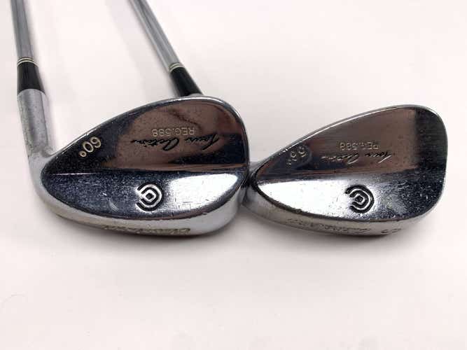 Cleveland 588 Chrome Wedge Set 56* 60* Wedge Steel Mens RH
