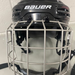 Large Bauer IMS 5.0 Helmet/Cage combo
