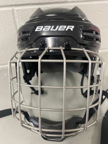 Large Bauer IMS 5.0 Helmet/Cage combo