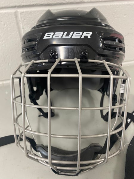 Large Bauer IMS 5.0 Helmet/Cage combo