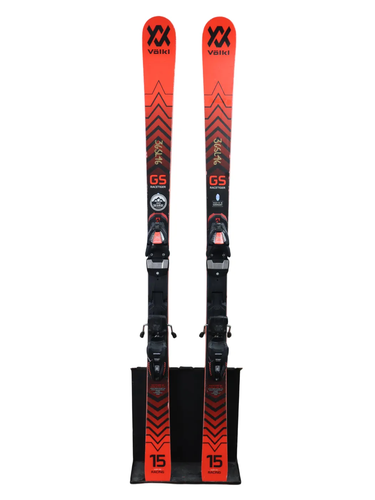 Used 2024 Volkl Racetiger GS WC Skis (144cm) w/ Marker Race TLT 10 Bindings