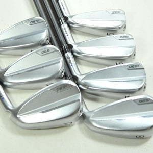 Ping i530 5-W,UW Iron Set Regular Flex Blue Dot Right Alta CB Graphite # 201450