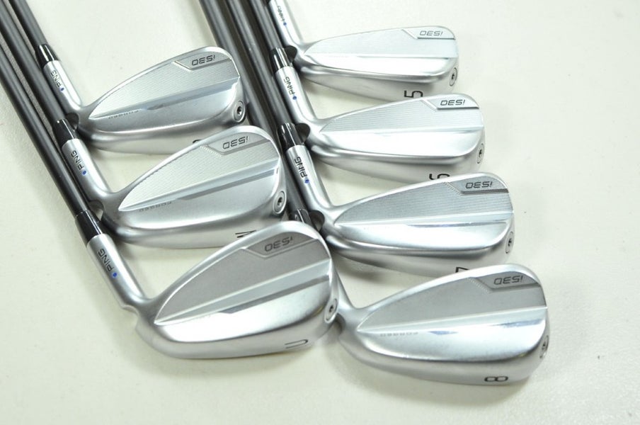 Ping i530 5-W,UW Iron Set Regular Flex Blue Dot Right Alta CB Graphite # 201450