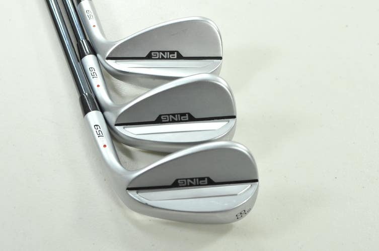 Ping S159 Chrome 50*,54*,58* Wedge Set Red Dot RH Recoil Dart Graphite # 201483