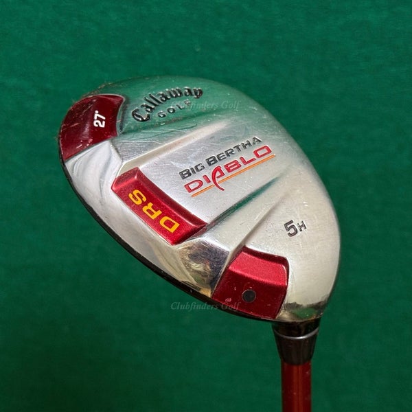 Callaway Big Bertha Diablo DRS 27 5 Hybrid Callaway H60-R Graphite Regular w/HC