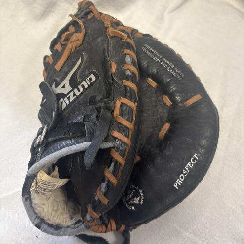 RHT Size 32.50 Inch Mizuno Power Close Baseball Catchers Mitt Glove. GXC105D