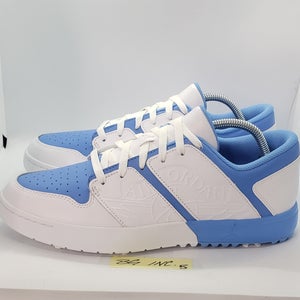 Nike Jordan Nu Retro 1 Low Golf Shoes UNC Mens sz 12 / FZ4153-101 White Blue