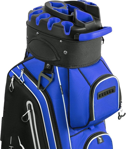 UNIHIMAL 14-Way Golf Cart Bag Pro with Full Length Divider Top Blue Brand New