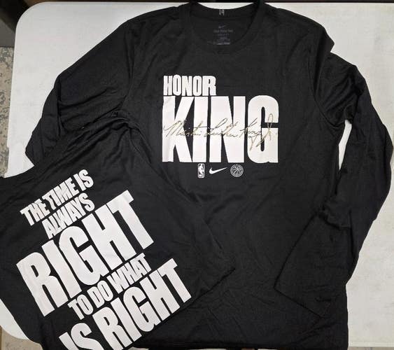 Philadelphia 76ers Player Issued 2024/25 "MLK" Long Sleeve Warm Up Shirt w/COA