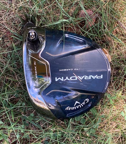 2023 Callaway Paradym Right Handed 10.5* Driver HEAD. (With Head Cover)