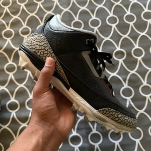 Men's Size M 11.5 (W 12.5) Air Jordan Mid Top Molded Cleats (Used)