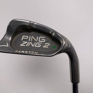 Ping Zing 2 Single 7 Iron Green Dot 2* Up Karsten JZ Regular Steel Mens RH