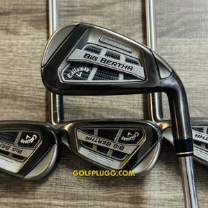 Callaway Big Bertha OS Black Iron Set 4-PW / Steel, Regular Flex (423)