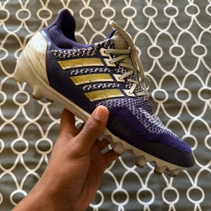 Purple Men's Size M 11.5 (W 12.5) Adult Adidas Molded Cleats Cleats (Used)