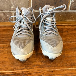 Gray New Balance High Top Molded Cleats (Used)