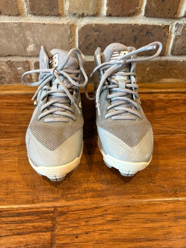 Gray New Balance High Top Molded Cleats (Used)