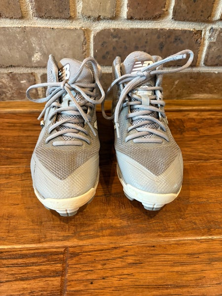 Gray New Balance High Top Molded Cleats (Used)